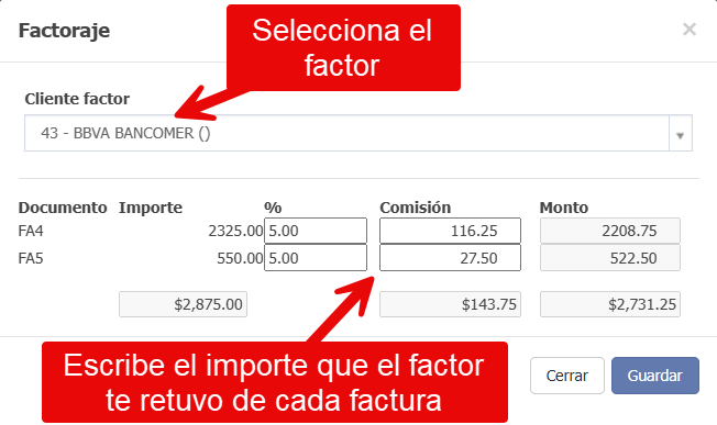 Emitir un CFDI por recepción de pago factoraje en PVNUBE