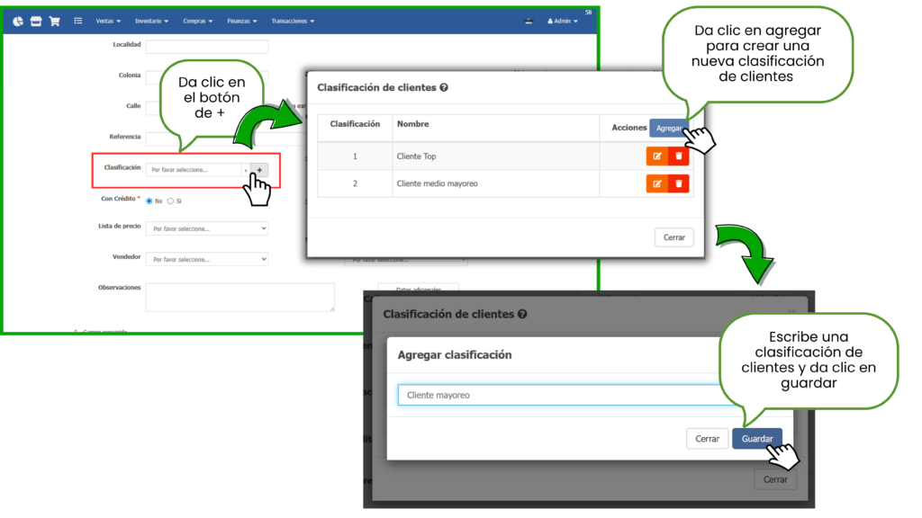 Clasificación de clientes