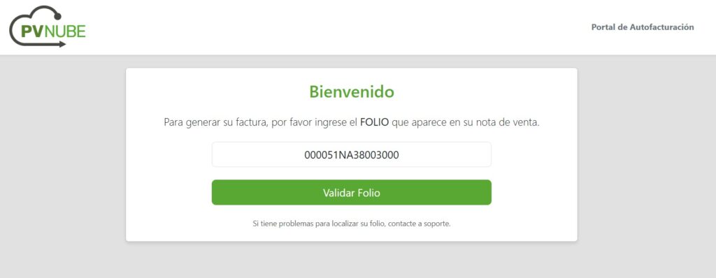 Portal de autofacturacion
