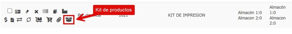 Kit de productos